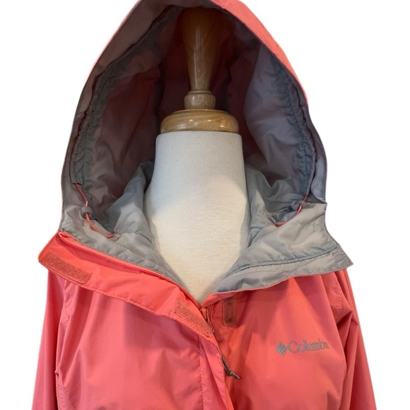 Columbia Arcadia II Jacket Juicy Hood Cinch Waist Pockets Waterproof Small - Picture 6 of 15